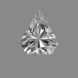 A collection of my best Gemstone Faceting Designs Volume 6 Tri-slice Pear gem facet diagram
